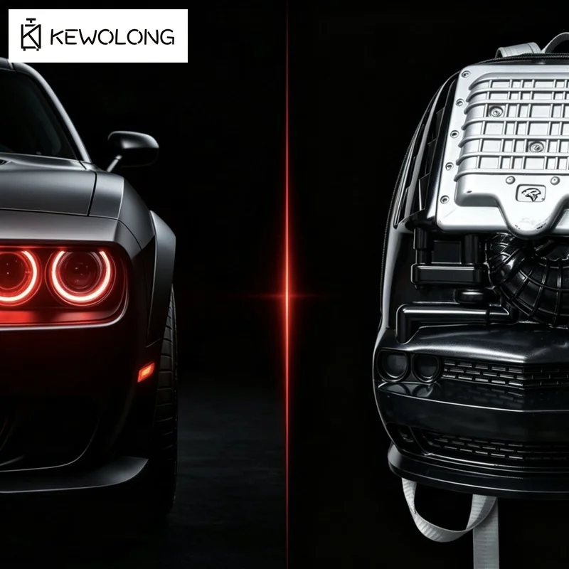 Sports Car Shaped Backpack, Creative 3D Hard Shell Casual Daypack for School Travel, Funny Gift for Car Lovers Men Women