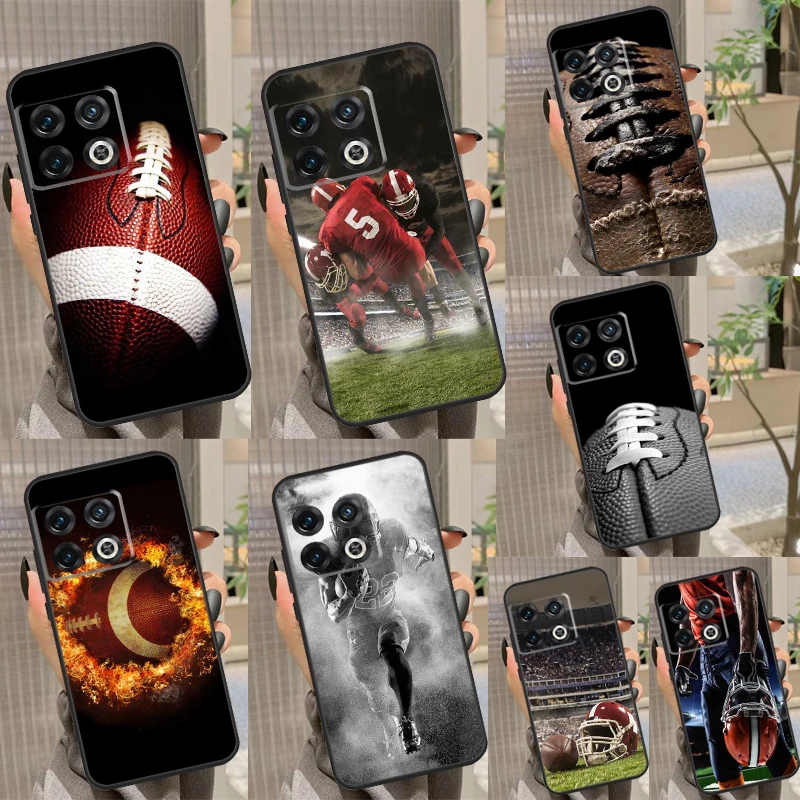 American Football Sport Case For OnePlus 11 8 9 10 Pro Nord 2T N10 N20 N30 CE 2 3 Lite OnePlus 10T 8T 9RT 10R Cover