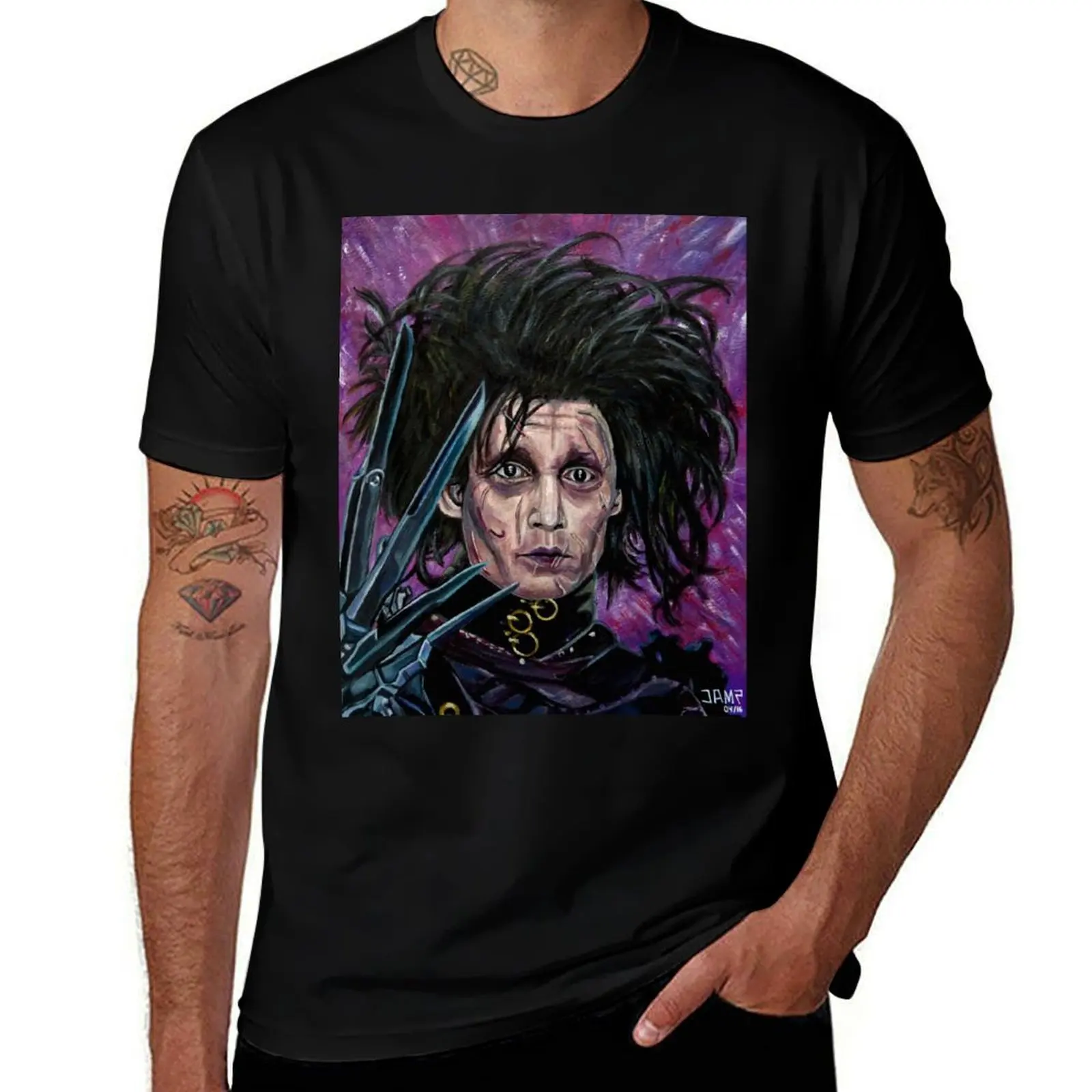 

Edward Scissorhands T-Shirt Fashion Casual Short Sleeve Top