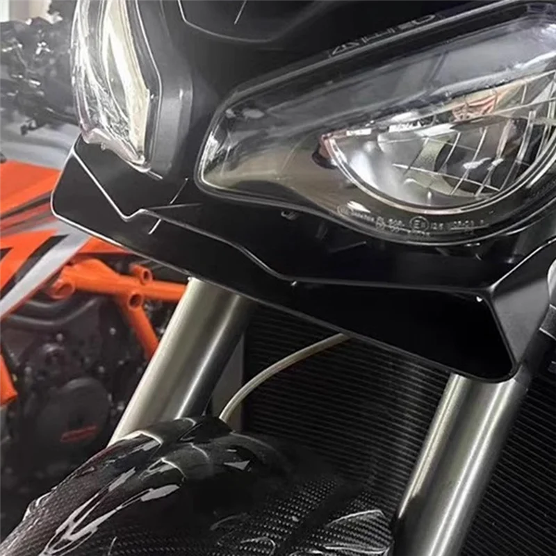 

Motorcycle Frontal Spoilers Kit Motorcycle Front Lip Fixed Wing Fairing Spoilers Kit For Street Triple 765 RS