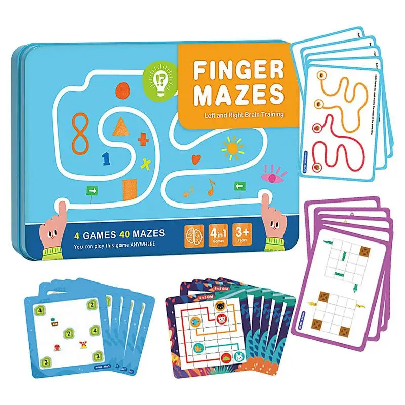 

Finger Maze Board Children's Focus Development Teaching Aids Children's Thinking Development Board Game Montessori & STEM