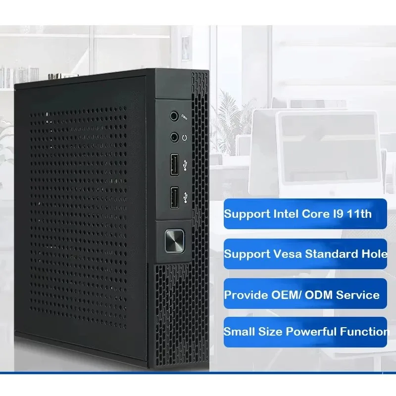 Mini PC desktop originale all'ingrosso Barebones I3 I5 I7 4G 8G Ram HD Business Office Mini Pc