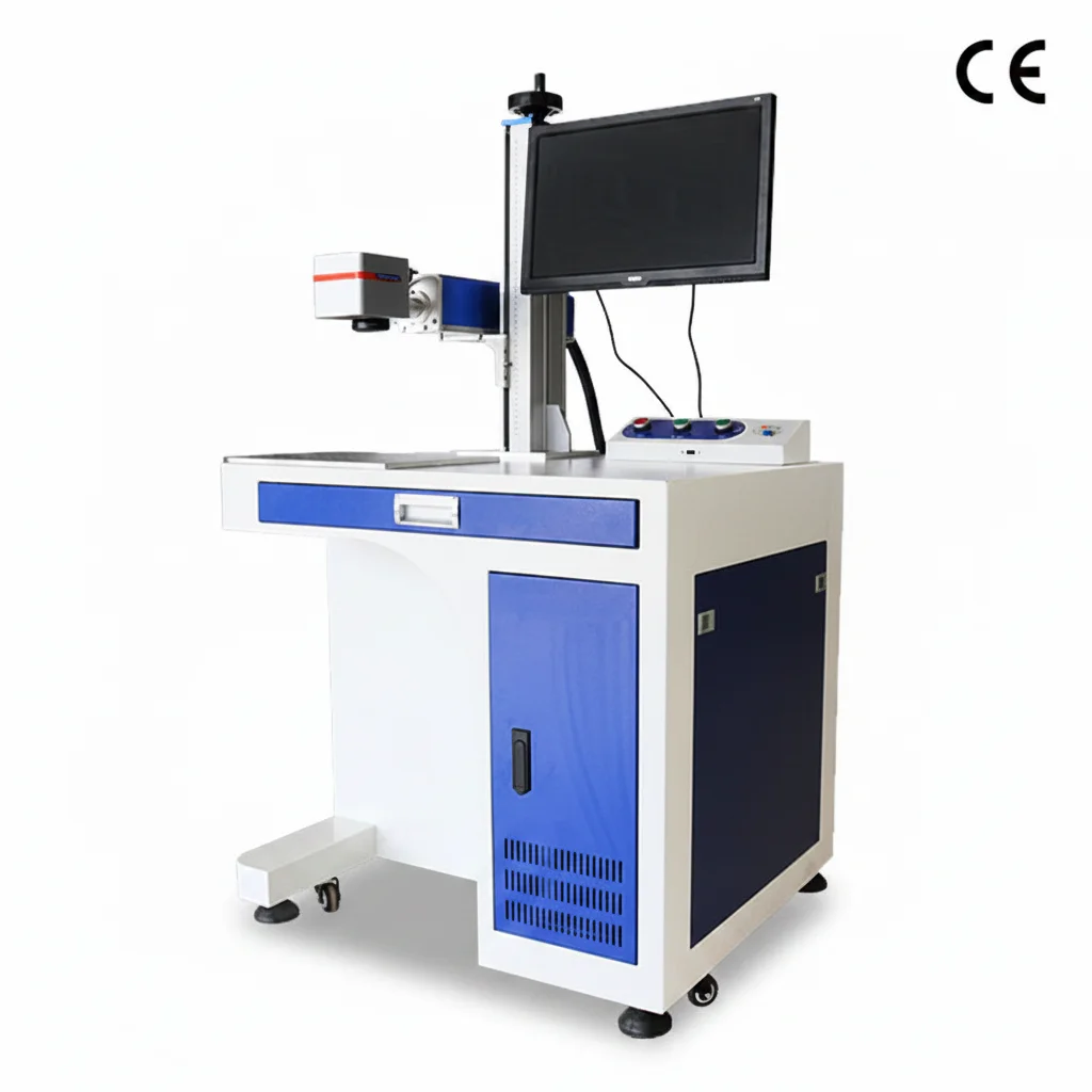 JPT 50W 100W Fiber Laser Marking Machine Deep 3D 2D Engraving Personalized Metal Label Air Cooled Supports AI Format CE