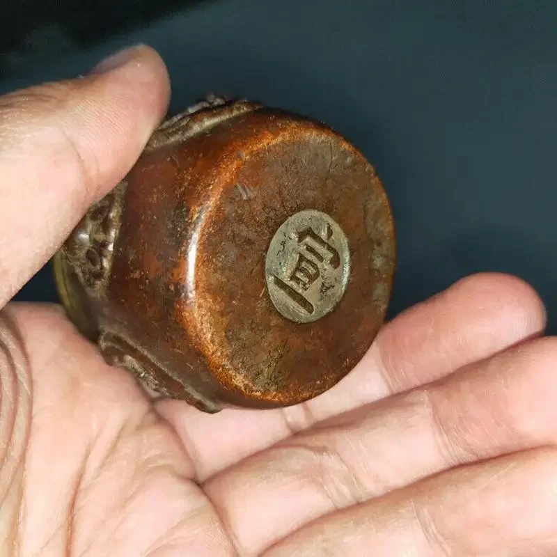 Antique Collection Old Objects Bronze Incense Burner Genuine Copper Ornaments
