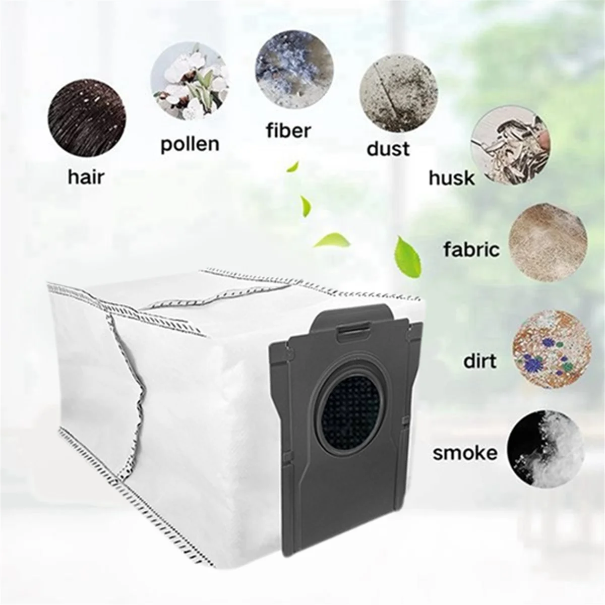 ABJZ 36PCS Brush Filter Dust Bag Mop Cloth Kit for X50 Ultra / S40 Enhanced Edition Vacuum Cleaner Replacement Parts