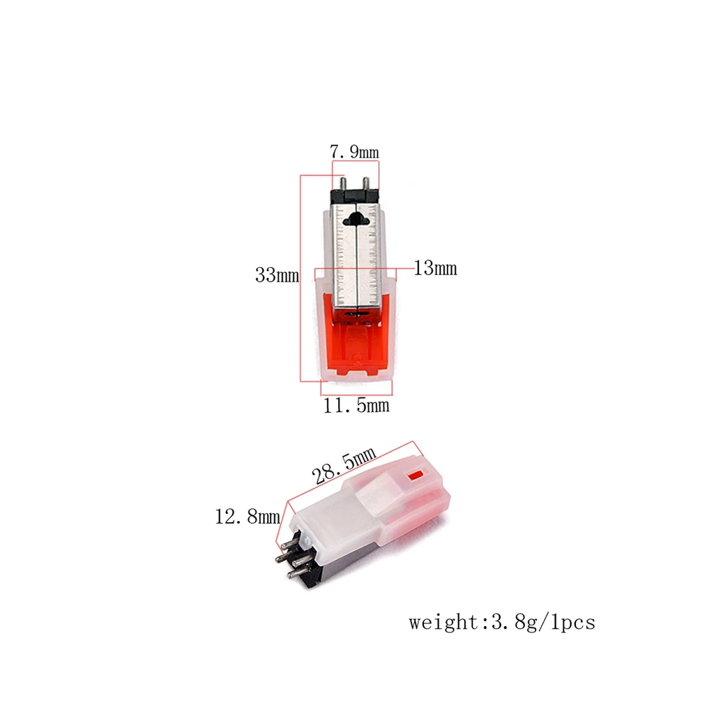 إبر مغناطيسية متحركة للقرص الدوار للفونوغراف ، مشغل سجل الفينيل ، ملحقات استبدال الجراموفون