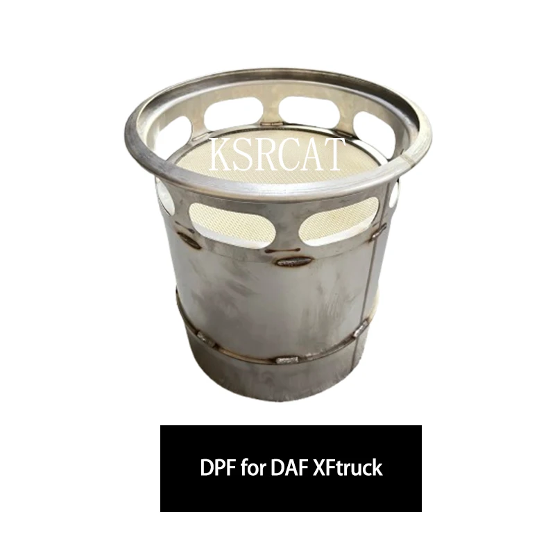 Ceramic DPF with metal case For DPF DAF XF truck Honeycomb Diesel Particulate Filter Exhaust gas treatment