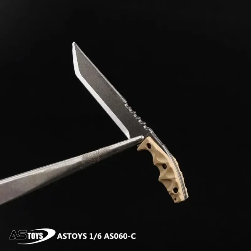 Em estoque as060 1/6 escala tático punhal faca militar longo curto punhal modelo para 12in soldado figura de ação arma acessório