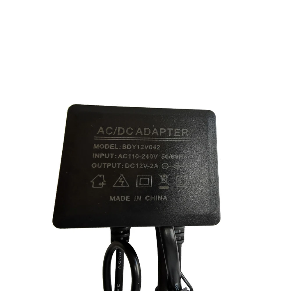 12 v2a wodoodporny IP66 dla system zasilania aparatu AC na zewnątrz 100V-240V konwerter Adapter DC 2000mA LED dostawa EU US wtyczka 5.5mm x 2.1-2.5mm