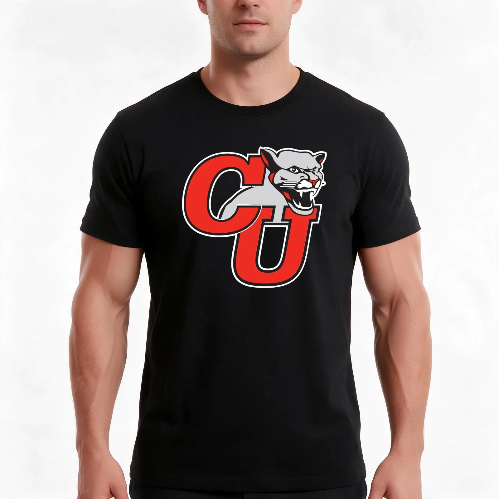 The Clark Merch T-Shirt, Summer Casual Cotton Tee, Oversized Streetwear Tops, Vintage Graphic Print, Loose Fit Short Sleeve