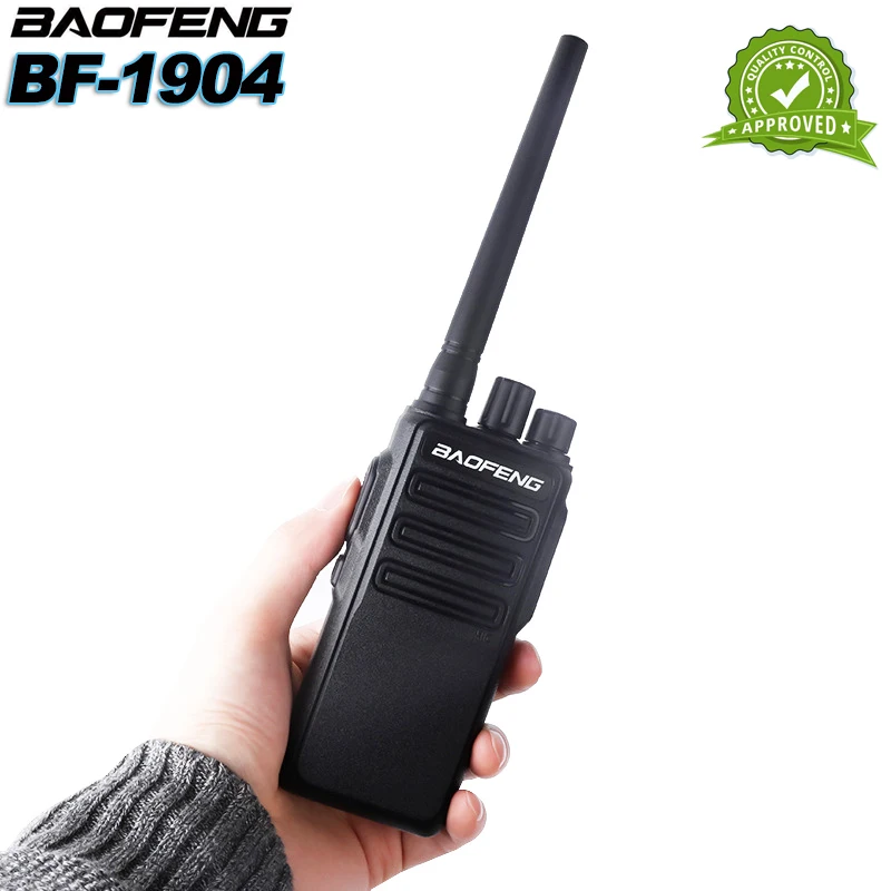 

Оригинальная рация BAOFENG BF-1904, 12 Вт, высокая мощность, UHF, 400-520 МГц, двусторонняя радиосвязь, 15 км, коммуникационная радиостанция дальнего действия BF1904