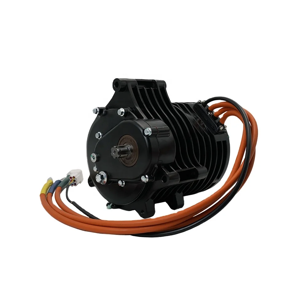 QS138 3000W 70H V3 Mid Drive Motor QS Motor 72V 100KPH Electric 1:2.35 Gearbox Brushless Engine for Motorcycle Dirt Bike