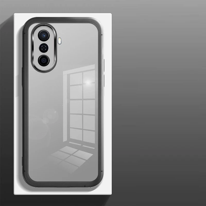 حافظة لهاتف هواوي نوفا Y71 Y70 حافظة لهاتف هواوي نوفا Y70 بلس Y 70 Y 71 غطاء خلفي شفاف لحماية الكاميرا