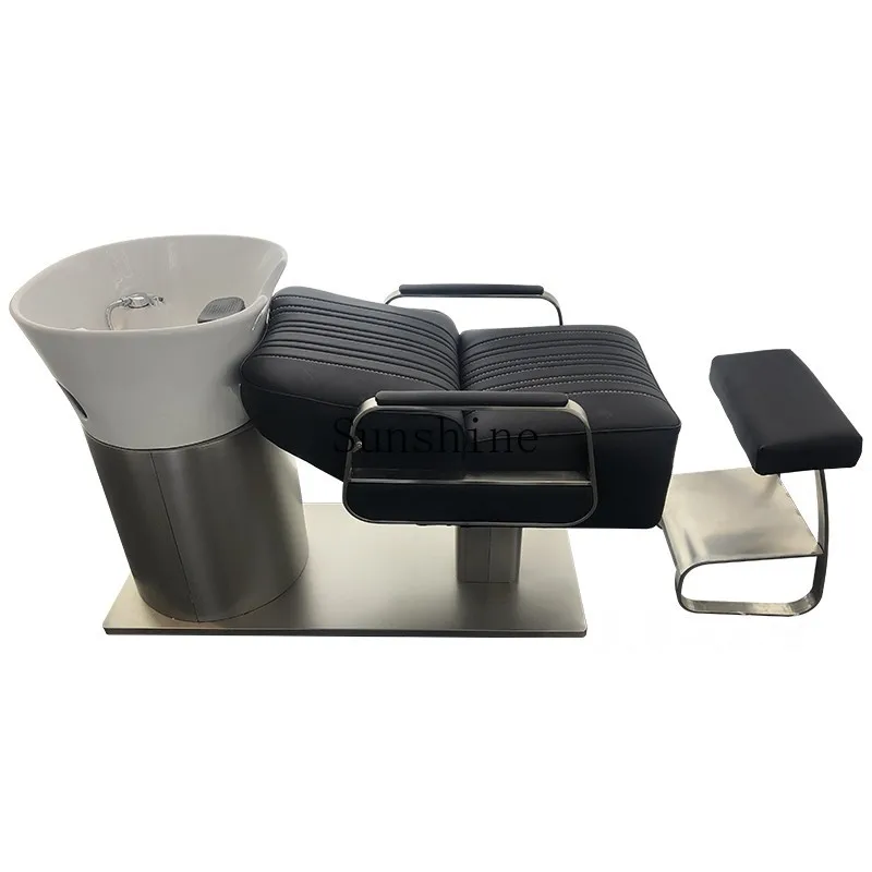 

Полуотводящая кровать для парикмахерской, специальная японская мягкая подушка из нержавеющей стали, модное кресло-кровать со смывом