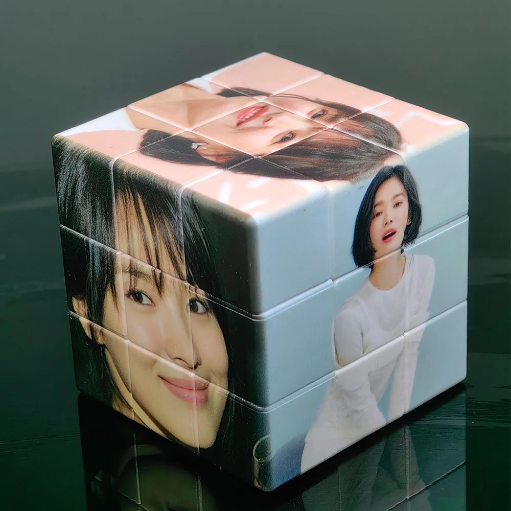 3x3x3 Magic Speed Cube Puzzle UV Printing Song Hye-kyo 3x3 Professional Cubo Magico Educational Kid Toys MeiLong