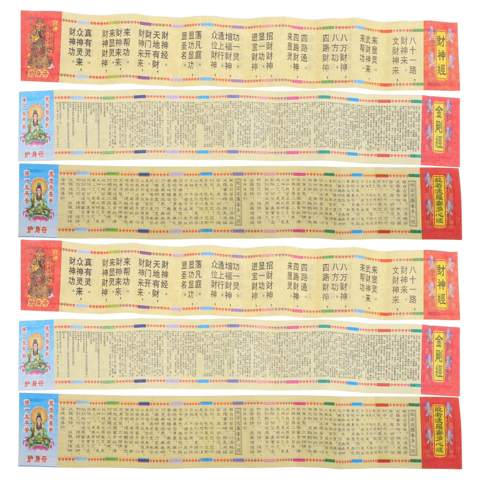 

30Pcs Micro Scripture Decor Miniature Sacred Ornament Tiny Buddhist Hanging Spiritual Text Mini Spiritual Charm Unique Religious