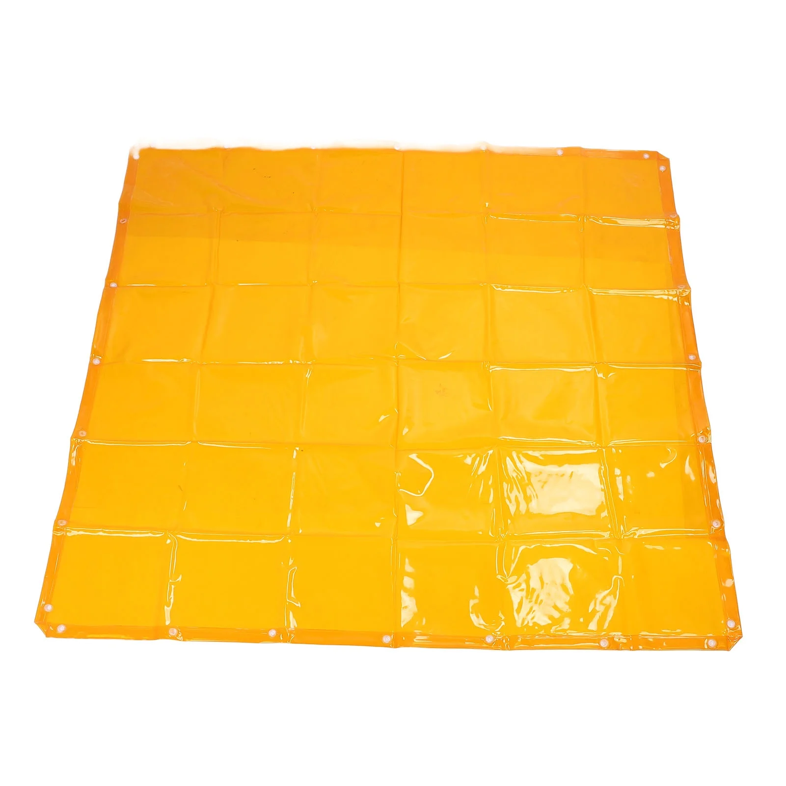 Welding Curtain Screen 5.7x5.7FT Flame Retardant 6 Grade UV Proof Welding Guard Screen Orange