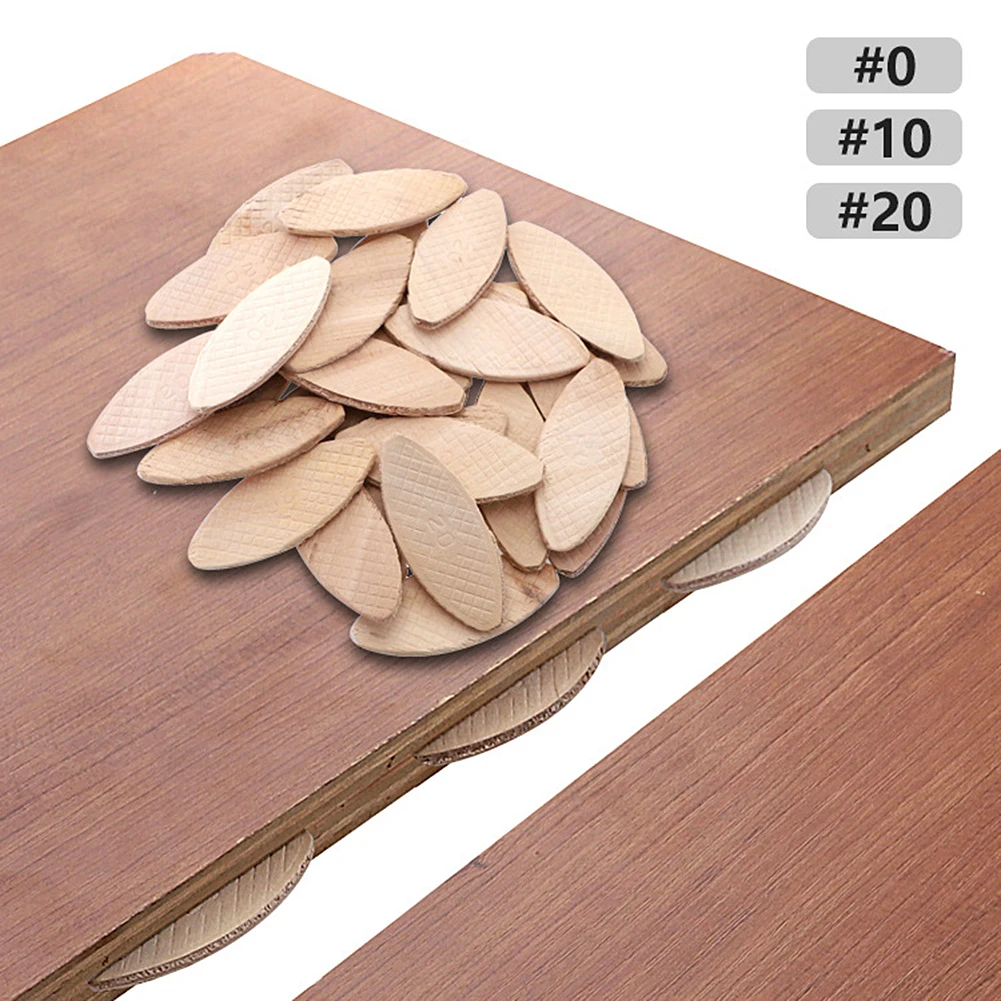 Assorted Woodworking Biscuit Jointer, Biscoitos De Madeira, Peças De Tenon, Artesanato, No. 0, 10, 20, 100Pcs