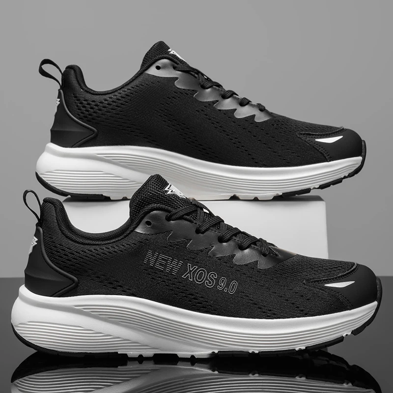 

Men Thick Sole Sport Sneakers Wearproof Breathable Non Slip Outdoor Travel Walking All Match Casual Daily Footwear