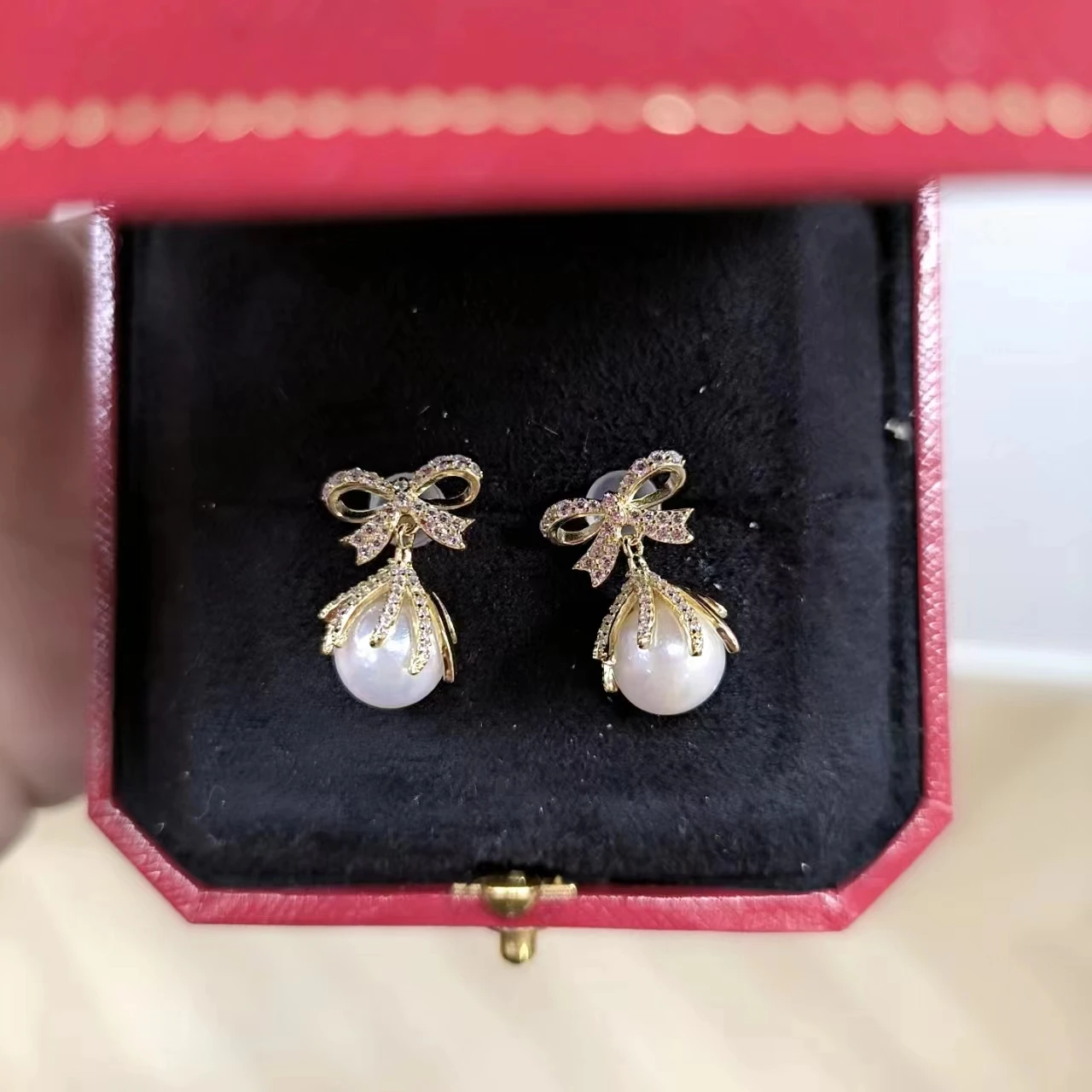 

XX Pure 925 Sterling Silver Round 8mm Japan Origin Sea Water White Akoya Pearls Studs Earrings Women Fine Pearl Earrings Clasps