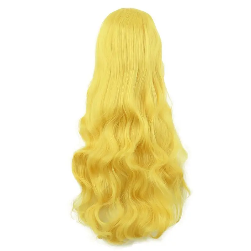 TongmancosWig لوليتا شعر طويل مجعد ذهبي اللون أنيمي العالمي موجة كبيرة 80cmLolitaشعر مستعار كامل الرأس #5