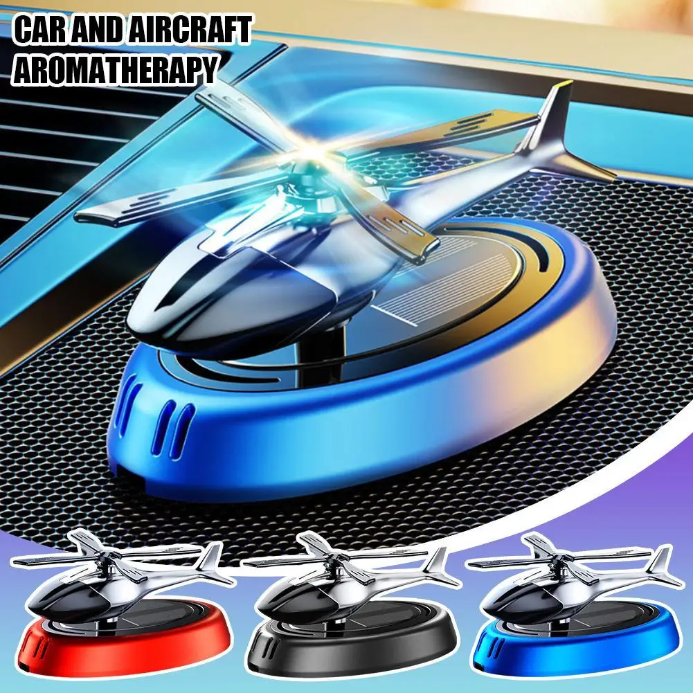 

Helicopter Styling Solar Car air freshener Car Interior Decor Aromatherapy Car accessories Propeller rotary perfume diffuser