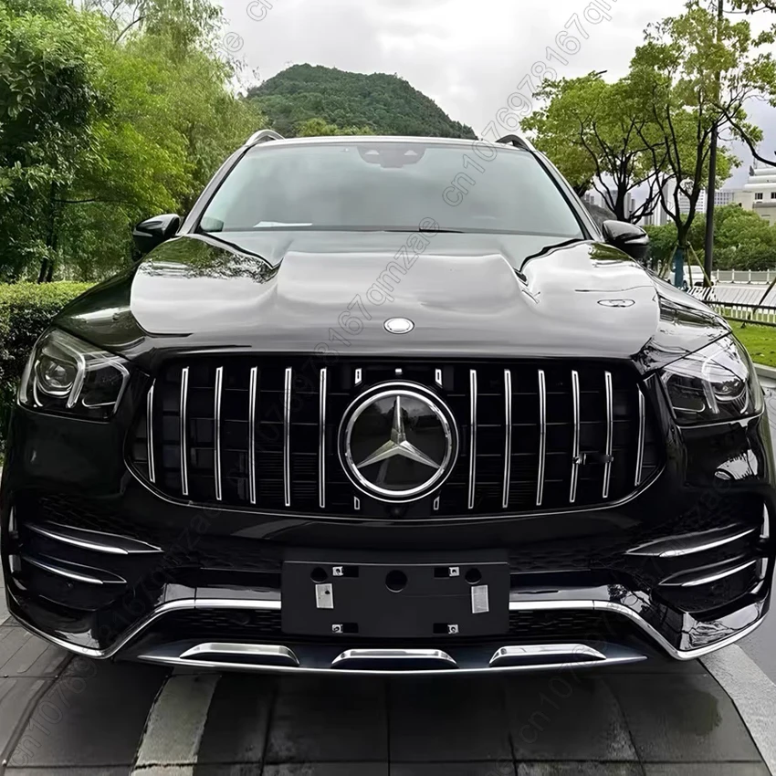 GT Style Front Grille Bumper Grill Grille For Mercedes-Benz GLE C167 W167 Coupe Grill GLE300 350 400 450 Accessories 2019-2023