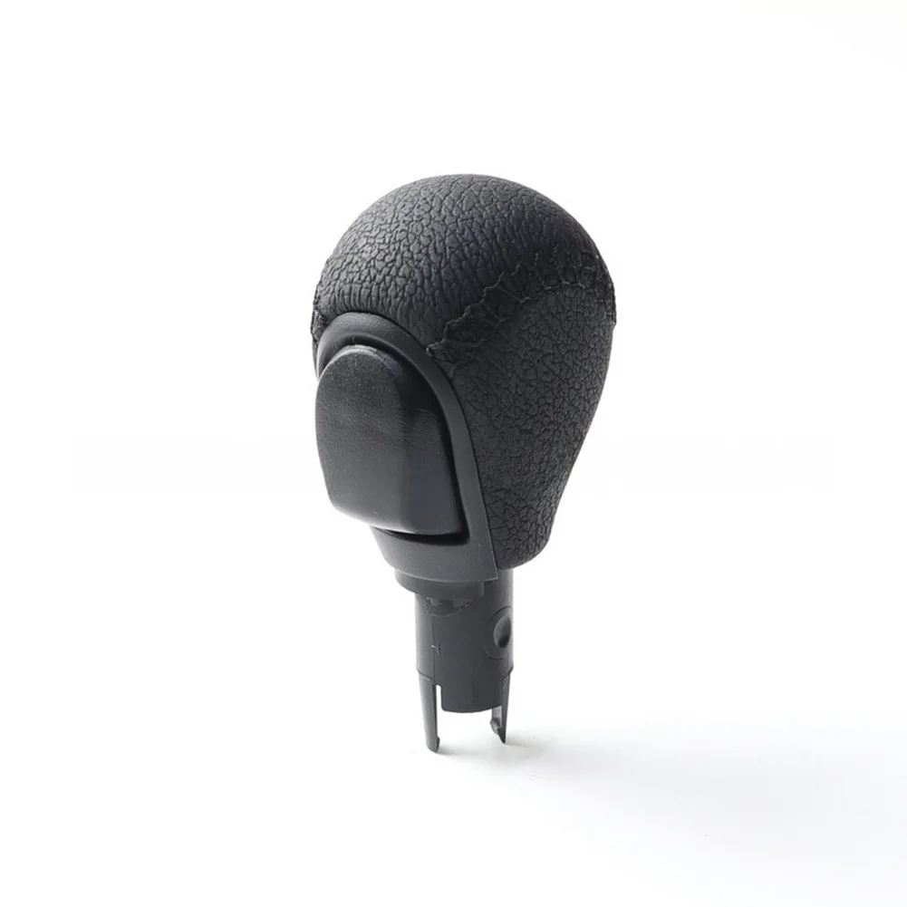 /Gear Shift Knob Handle/ For Smart For Fortwo For Forfour 2015-2017 PU Leather ABS Plastic Car Interior Replacement Part Black