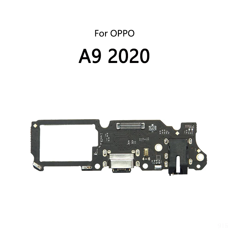Puerto de base de carga USB, conector Jack, Cable flexible para OPPO A9 Pro, A9X, A11, A11X, A11S, A12, A15, A15S, A16S, módulo de placa de carga