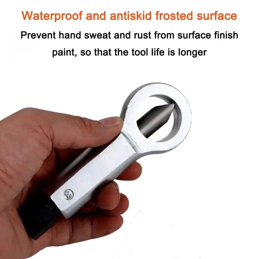 

Разветвитель поврежденных ржавых гаек, гаечный ключ, разделитель, болт, фоторазветвитель, инструмент для резки, гаечный ключ 1 шт. 9-12 12-16 16-22 22-27 мм