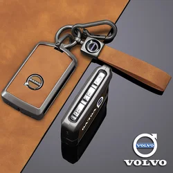 Zinc Alloy Car Key Case Shell Cover Holder Protection For Volvo XC40 XC60 S90 XC90 V90 2017 2018 T5 T6 T8 Polestar 1 2 Accessory