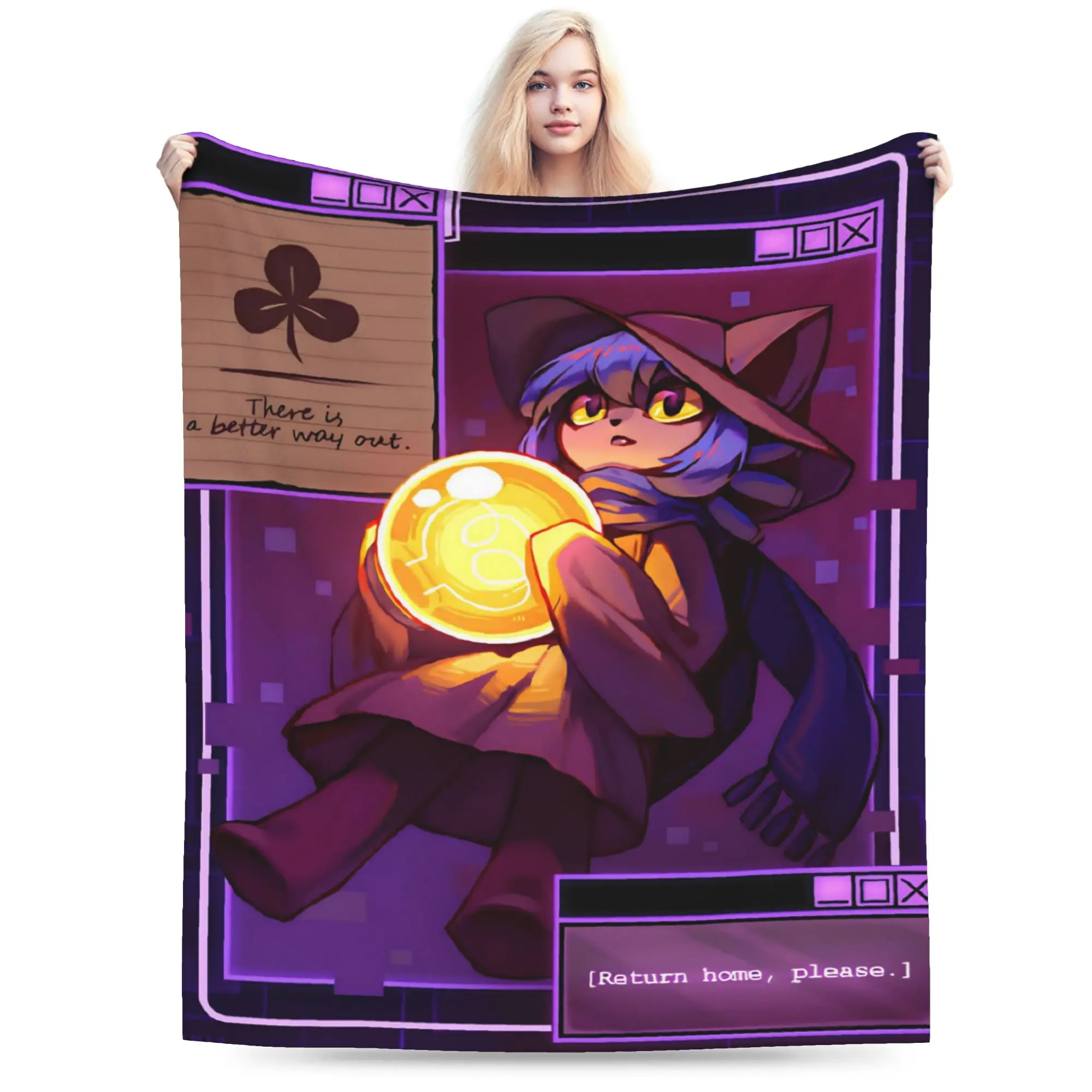 OneShots Niko Merch Blanket Super Soft Cozy  Throw Blankets for Bed 50x60 Inches Multiple Sizes Bedspread