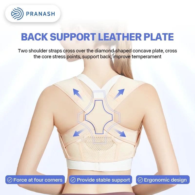 Adjustable Back Support Belt for Adult, Posture Corrector, Spine, Shoulder Brace, Invisible Brace, New, Hot