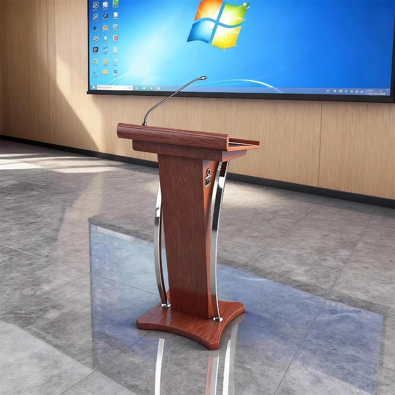 Conference Reception Desks speech presentation - stainless steelReception Desks movable Office Furniture Военное делоZY40JDT