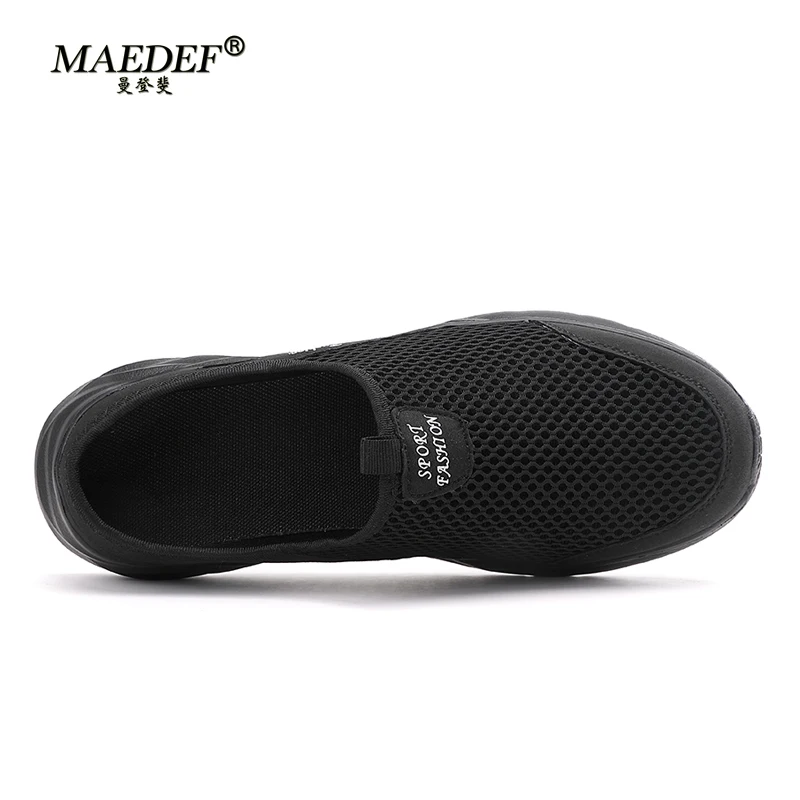 MAEDEF Home Half Slippers for Men Comfortable Bedroom Mesh Breathable Slipper Men's & Women's Shoe Outdoor Men's Slipper Sandals