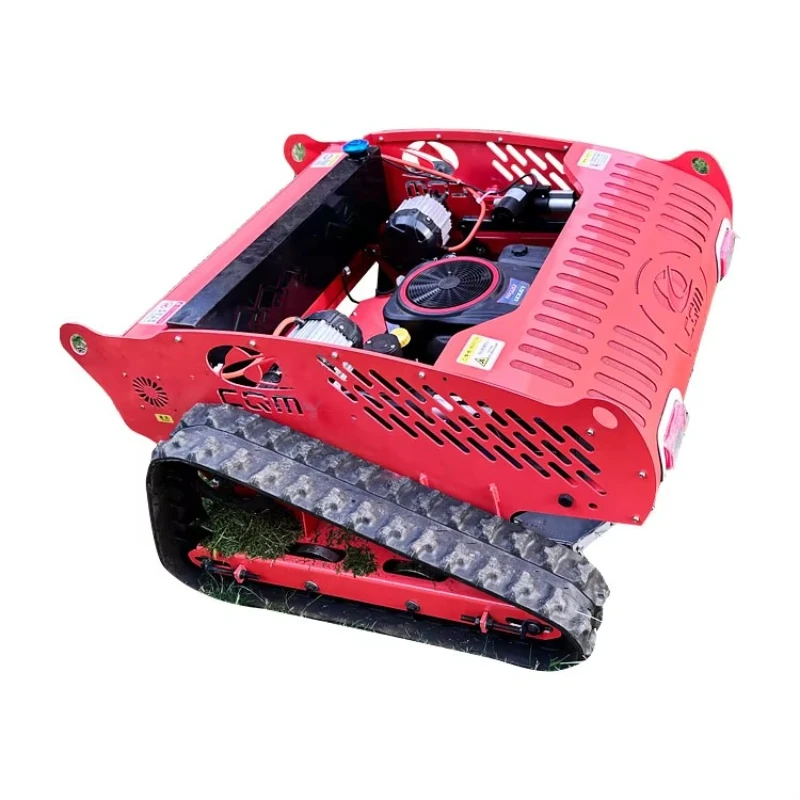 

Hot-selling new RC robot lawn mower small gasoline four-stroke electric crawler diesel remote control cutting machine