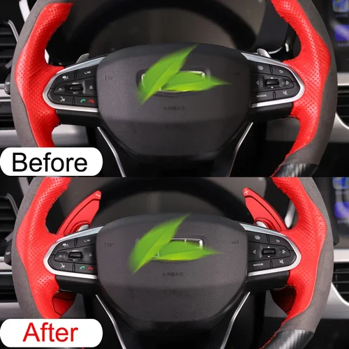 Imagen 2 del producto Paletas de cambio de extensión para volante de coche, accesorios para Geely Coolray SX11 Tugella FY11 Proton X70 2019 2020 2021