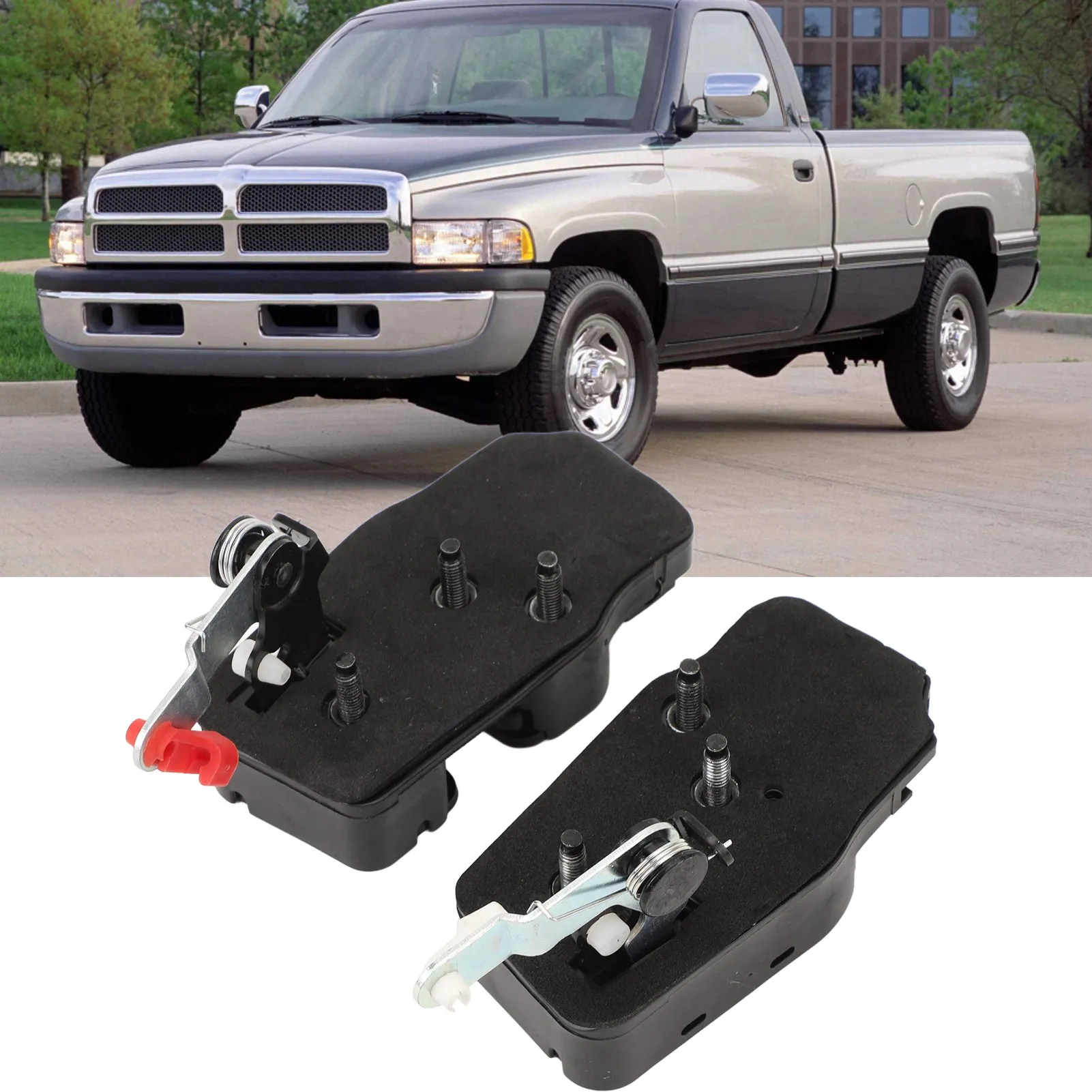 

2 шт. задняя нижняя дверная защелка 55275100, левая и правая дверь, плавная работа, привод замка защелки для 1500 2500 3500 1998–2002