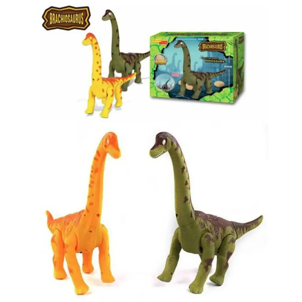 Plastica piangerà uova Dinosauri Giocattoli Proiezione Simulazione Dinosauro elettrico Giocattoli Decorazione artigianale Giocattoli mobili striscianti a collo lungo