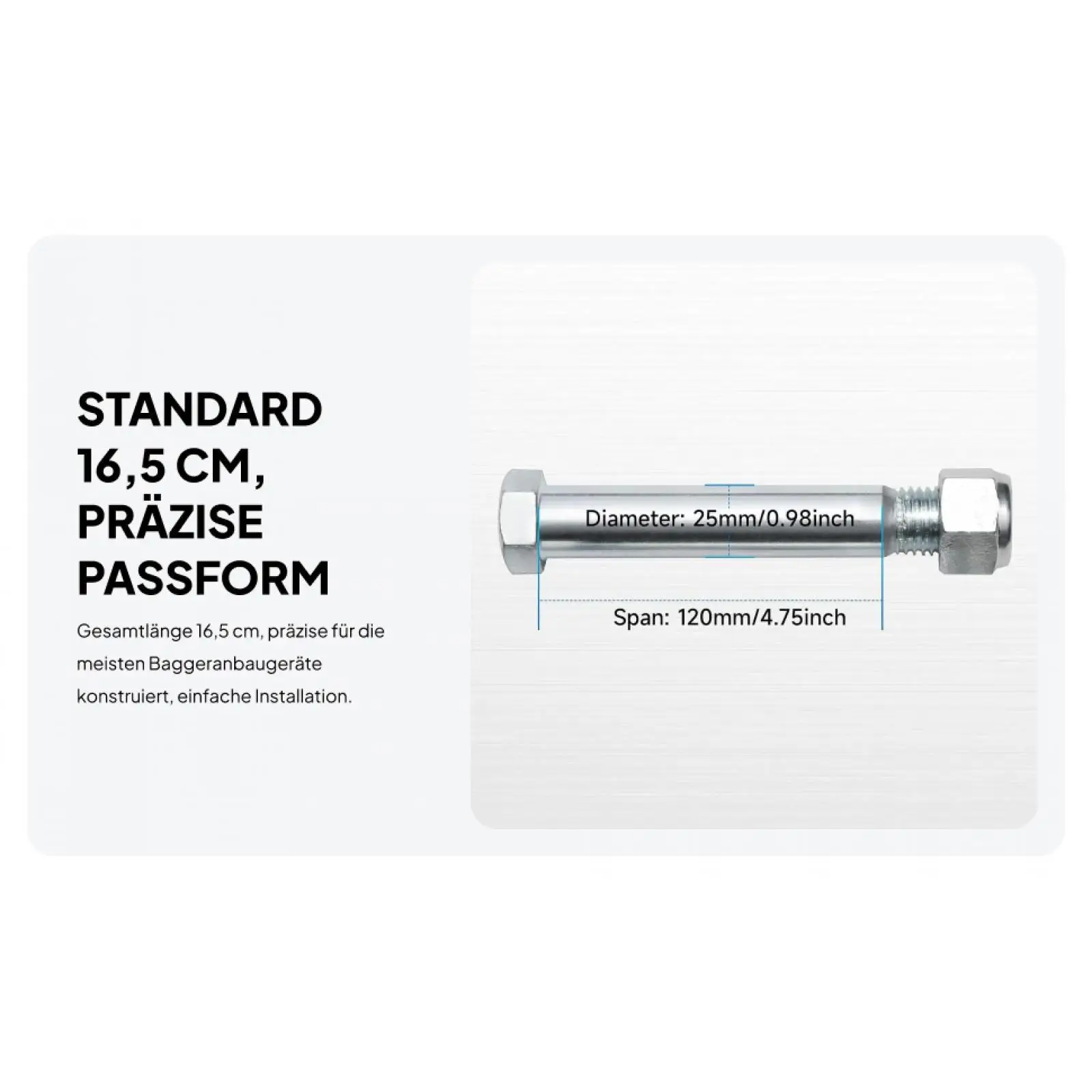 

2 шт. штифты для экскаваторов, насадки, износостойкие запасные части для тяжелых условий эксплуатации