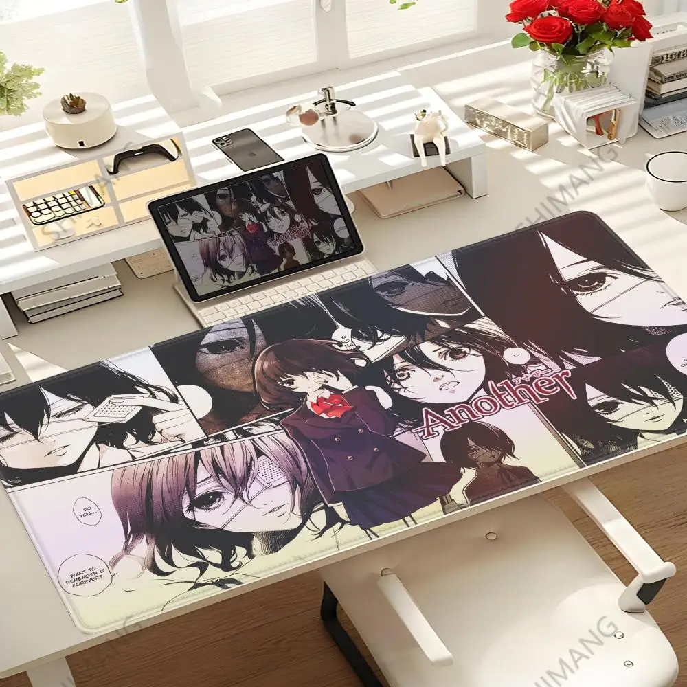 

Anime Another Misaki Mei Desk Mouse Pad Cute HD Desk Pad Extended Gaming Keyboard Mats Large 100x50cm XXL Gamer Mousepad