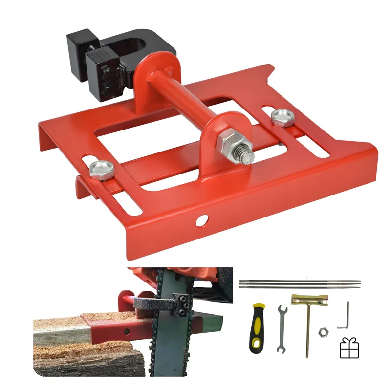 

Mini Chainsaw Mill Lumber Cutting Guide Saw Bar For Builders Woodworkers Steel Timber Chainsaw Attachment Cut Guided Mill