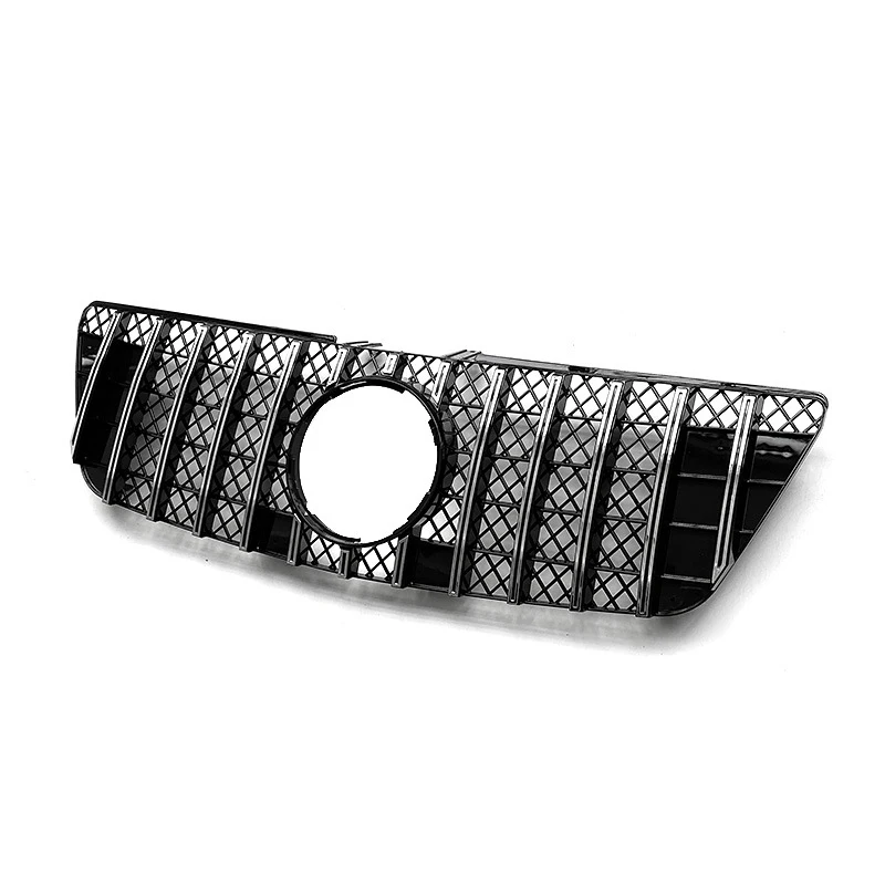 Kratka wyścigowa osłony przednia maska samochodu Mercedes Benz ML klasa W164 ML350 ML450 ML500 ML550 2009-2012 Grille w stylu GT