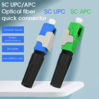 COMPTYCO  FTTH SC APC FTTH pre-bur fiber optic quick connector SC APC FTTH Fiber Optic Fast Connector SC Connector