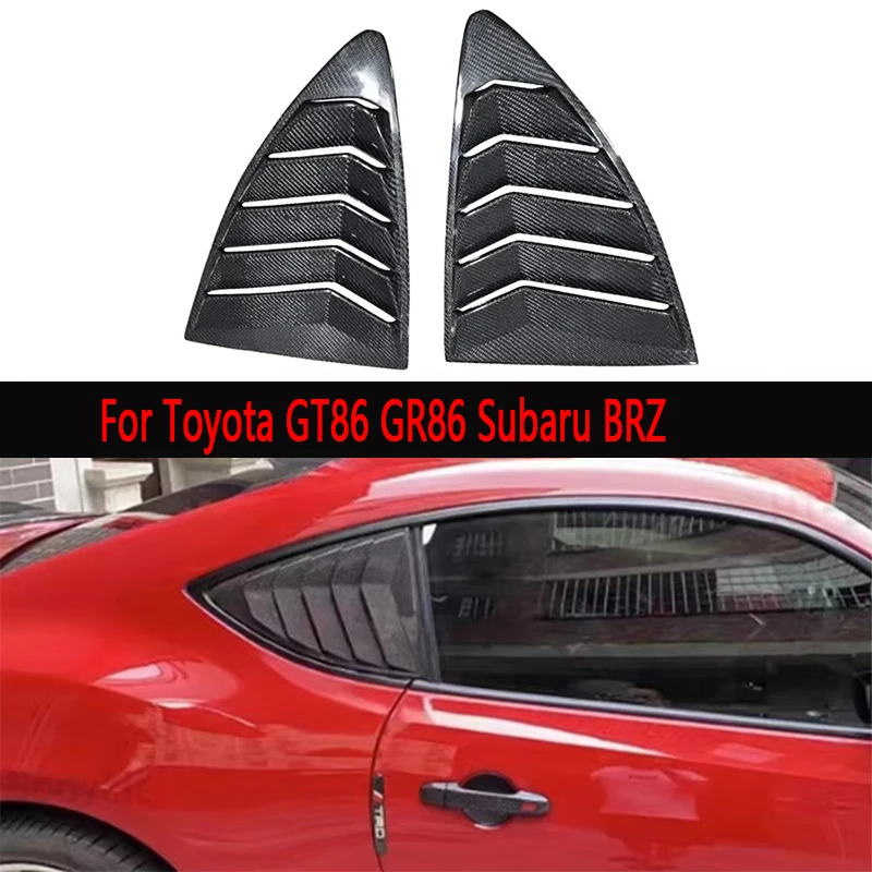 

For Toyota GT86 GR86 Subaru BRZ Cabon fiber Blinds Car Rear Window Louvers Car Rear Window Blinds Side Tuyere Vent body kit