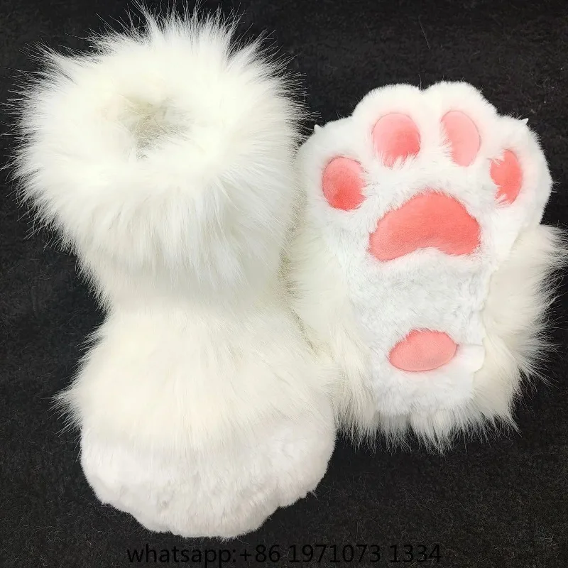 kigurumi-fursuit-paw-shoes-cosplay-accessories-furry-cosplay-kig-boots-cute-fluffy-animal-paw-party-cos-outfit-performance-prop