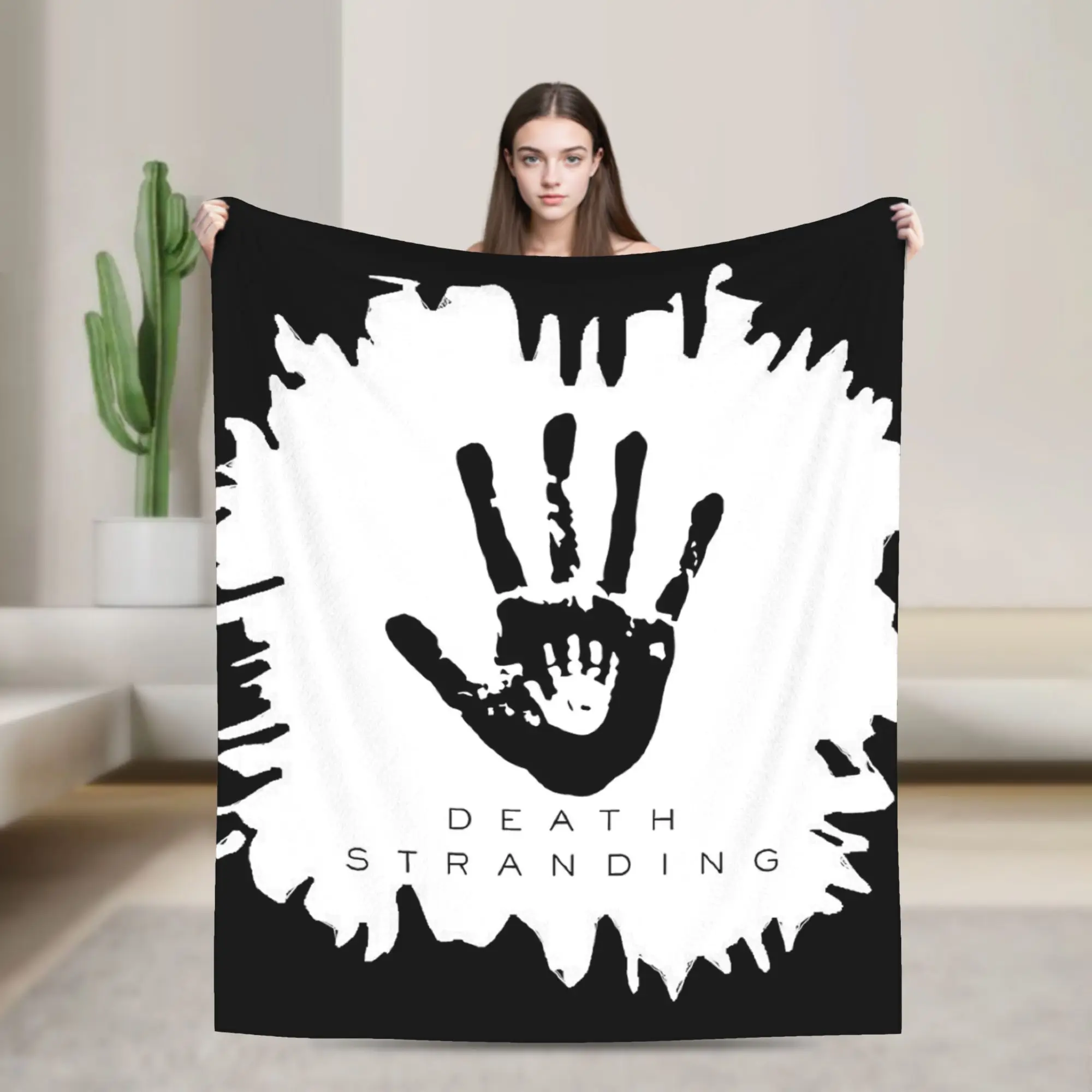 Hardship Cataclysm Destroys Living Things Death Stranding Blankets  Wool Soft Throw Blanket for Home Restaurant Autumn/Winter
