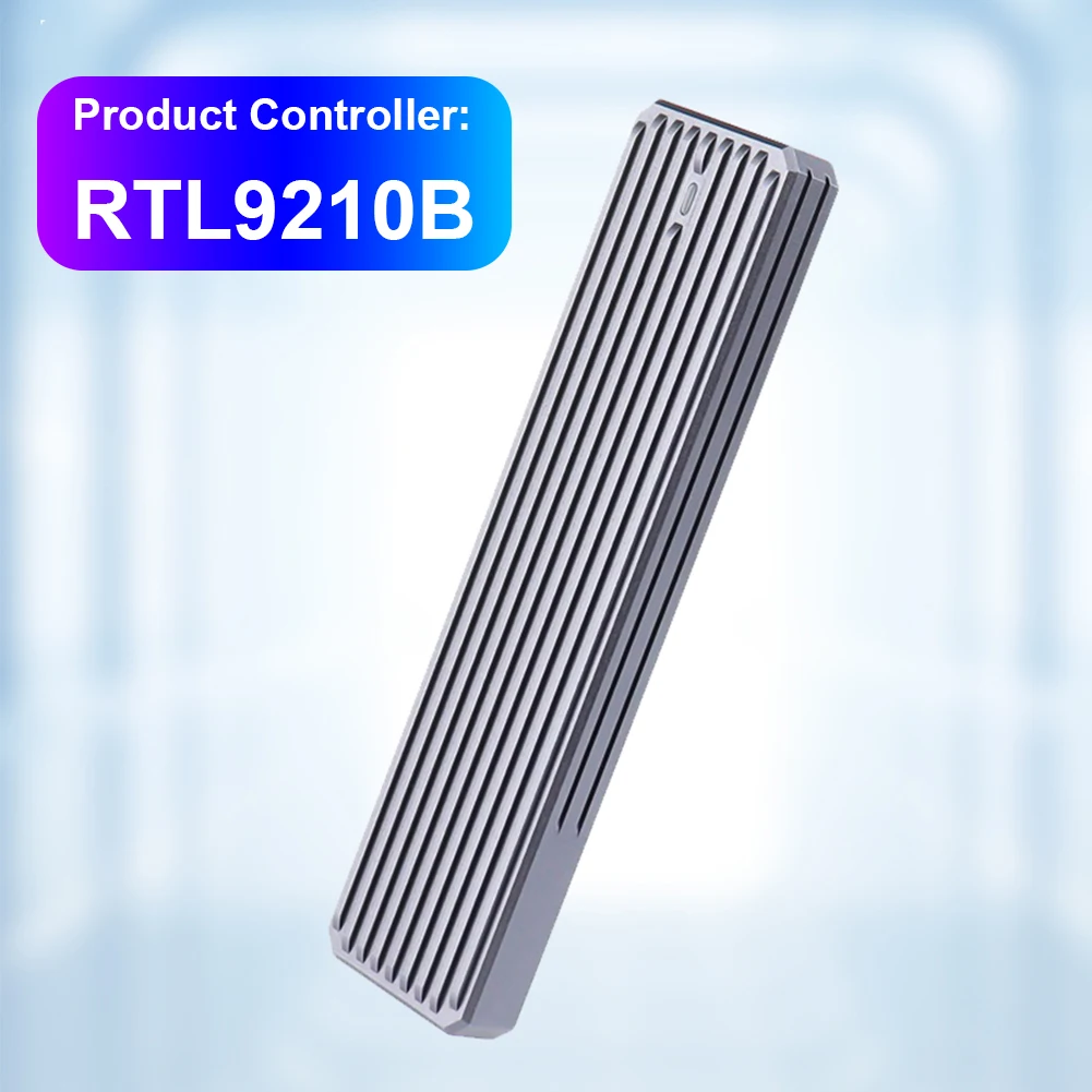 เคส M.2 NGFF/SATA USB ความเร็ว 1000MB/s กล่องใส่ไดรฟ์โซลิดสเตทภายนอกแบบพกพา สำหรับ SSD ขนาด 2230/2242/2260/2280 22110