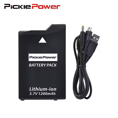 Pickle Power PSP 3000/2000 Battery with Charger Cable for PSP Slim 2000 PSP-S110,PSP-3001, PSP-3002, PSP-3004, PSP-2001