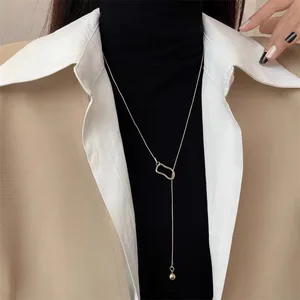 64 سنتيمتر بارد اللون الفضي سترة سلسلة أنثى تصميم طويل نمط جديد الصينية سترة سلسلة المجوهرات بالجملة أفضل 10 بيع بالجملة في الصين - رقم 1